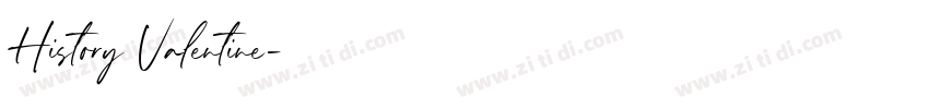 History Valentine字体转换